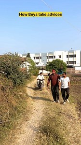 1.2M views · 33K reactions | How Boys Take Advice  , , #boys #boyslife #students #reelitfeel #computerscience #computer #BTech #engineering #funnyreelsvideo #shortsviral #funny #comedy #motivation #advice #adviceforlife #relatable | Dalal Comedians | Facebook
