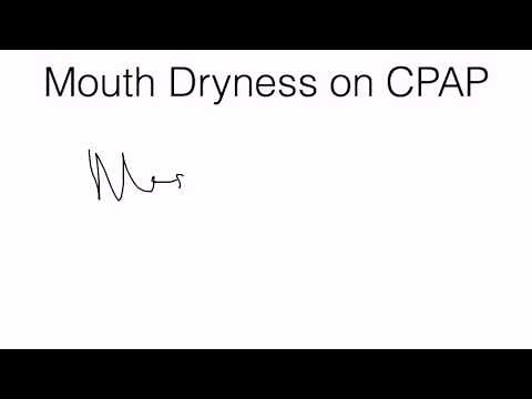 How to manage mouth dryness on CPAP