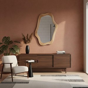 Natural Wood Wavy Frame, Sculptural Entryway Wall Art, Modern Neutral Home Accent - Etsy Australia