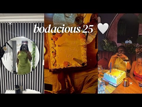 bodacious 25! STRESS, private dinner, private birthday party x sleepover, mini gift unboxing