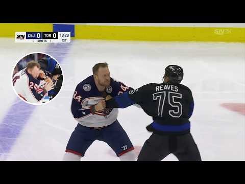 🚨 FIGHT OF THE SEASON 🚨 Ryan Reaves & Mathieu Olivier trade haymakers in enforcer showdown