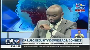 5.2K views · 125 reactions | DP Ruto Security Downgrade: Is the Deputy President now safe? Augustine Lokwang: The APs are able to protect but the desirable level of security would have been the GSUs. #NTVTonight | NTV Kenya | Facebook