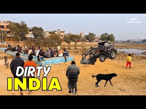 Real India 🇮🇳 Silent Walking Tour | Poor Neighborhood Life in Delhi | 4K HDR