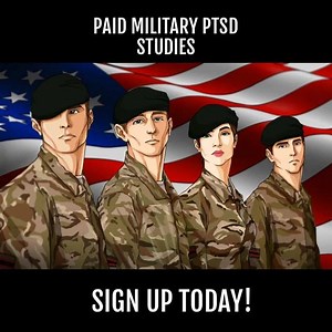 Paid Military PTSD Studies for those that Qualify. Call (601) 202-4996 to Sign Up now for more information. http://bit.ly/2v4im72 | PTSD Awareness