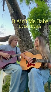 It Ain't Me, Babe — Bob Dylan Guitar Cover (Couple)