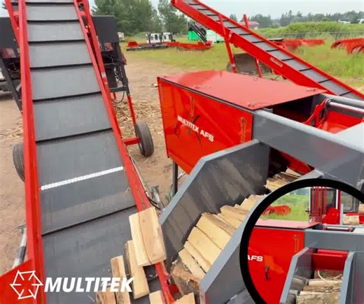Our Automatic Firewood Splitter (AFS20) in Action! Contact us today for a quote! multitekinc.com #multitek #north #america #firewood | Multitek North America, LLC