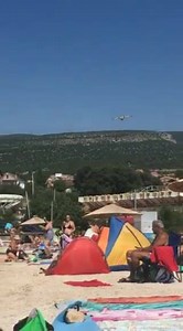 Tri Croatia Canadair Cl-415 ,Air Tractor AT 802 & AT 802 Fire Boss se o danas pune na Karinskom moru.. | Vatrogasci - 193