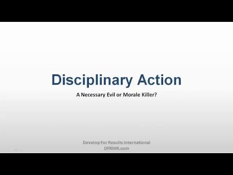 Disciplinary Action