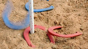 Now that Nashoba knows how to play horseshoes, he and Grandpa Charlie challenge their friends to a game in episode 110 of Rosetta Stone Chickasaw. Watch to learn related Chickasaw words and phrases and click the link to sign up for the full language learning program! https://bit.ly/3Ul6zhL | Chickasaw.tv