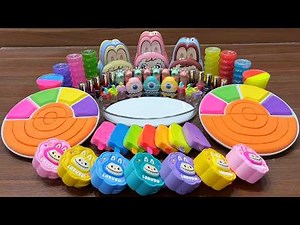 LIVE: Slime Mixing Rainbow Makeup & Clay Into Glossy Slime ASMR #252