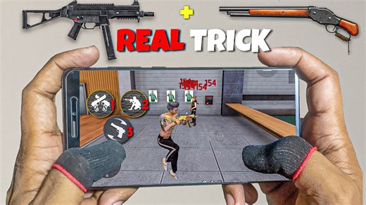 NEW {STRAIGHT DRAG} TRICK WITH HANDCAM // play like “HACKER” 😈 | Crusho Biraj Gamer