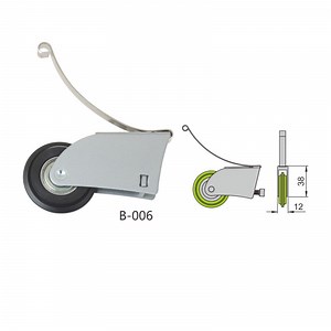 [Hot Item] Damper Sliding Door Wheel Closet Cabinet Door Pulley Wardrobe Sliding Door Roller
