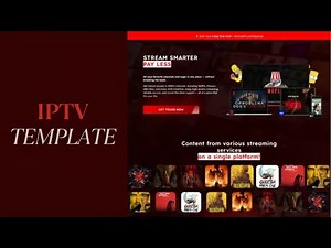 قوالب IPTV مجانية 🔥 أفضل IPTV Templates لواجهات احترافية! #IPTV #Templates #متجر