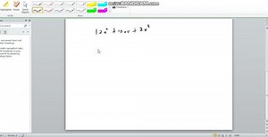 Quadratic Equation Using the Factorization Method