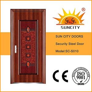 [Hot Item] Sun City Cheapest Steel Doors Sc-S010