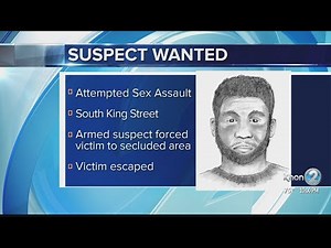 Honolulu police searching for sex assault suspect