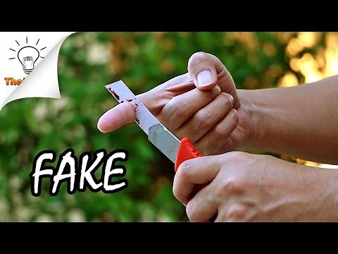 DIY. Fake Blade - Easy Magic Tricks That You Can Do | Thaitrick