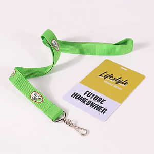 [Hot Item] Manufacturers Supply Badge Promotion Certificate Key Multi-Color Silk Screen Lanyard