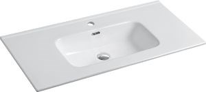 [Hot Item] Cabinet Countertop Rectangular Washing Hand Bathroom Sanitaryware Basin Sink