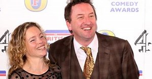 Lee Mack says his wife Tara is so pretty no one believes they met before fame