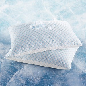 [Hot Item] Konfurt Rolled Compressed Plush Shredded Memory Foam Cooling Gel Pillow for Menopause
