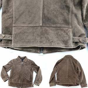 [Hot Item] Genuine Leather Trench Coats Padded Jackets Winter Faux Suede Clothing