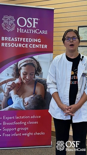 Are you curious what a consult at the OSF Breastfeeding Resource Center is like? Katie Madigan, RN, BSN, IBCLC, explains what you can expect. #worldbreastfeedingweek #NationalBreastfeedingMonth http://osf.care/Oo7r50Pp8pF | OSF Saint Francis Medical Center