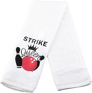 PWHAOO I'm On Strike/Strike Queen Hand Towel Bowling Bowling Decor Bowling Lover Towel Bowling Athletes Towel (Strike Queen Towel)