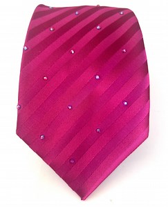 Raspberry Pink Stripe Blink Tie - Free Shipping! - Etsy