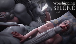 worshipping selune 3d animated 