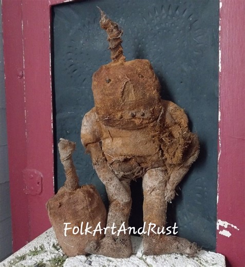 Early Primitive ~grungy HALLOWEEN Pumpkin Doll With Corn Pattern Tutorial ~ Instant Download Pattern Tutorial~ Folk Art Primitive ~ Vintage - Etsy