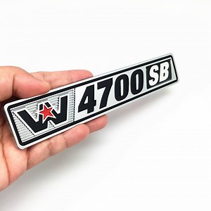 [Hot Item] Truck Trailer Door Emblem 4700sb Badge Plastic Fender Badge Sticker Logo Car Accessories Car Parts Decoration Emblem