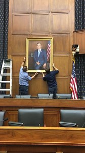 Chairman Ed Royce’s portrait, painted by artist Stephen Craighead, now hangs in the Foreign Affairs Committee’s hearing room | House Foreign Affairs Committee Republicans