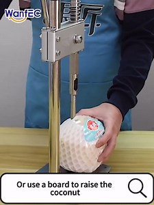 Manual Coconut Hole Opening Machine Vertical Coconut Opener Tool Adjustable Coconut Hole Opener Hand Press Hole Drill for Coconut Save Effort, Commercial Home Use for Shops and Fruit Markets