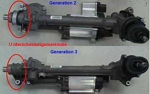 Electric power steering conversion in a mk4