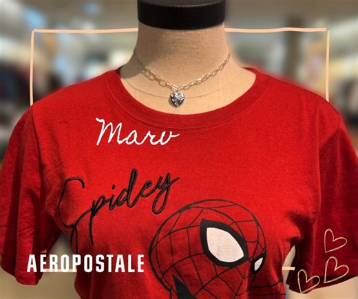 Suit up, Marvel fans! Aeropostale in Eastland Mall just got a whole lot more Marvel-ous. More epic merchandise on its way. Stay tuned! | Eastland Mall