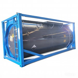 [Hot Item] High-Quality 20FT Hydrochloric Acid Storage ISO Tank Container Storage Solutions Liner PE Plastic Anti-Corrosion