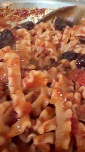 Pasta Puttanesca might be one of our favorite dishes thanks to the brininess of the capers and olives and the depth of flavor thanks to the anchovy. We highly suggest doubling down and adding crunchy caper leaves as a garnish. http://ow.ly/boom50OB4j2 | Giadzy
