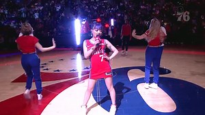 What a halftime show from VaVa! | Philadelphia 76ers