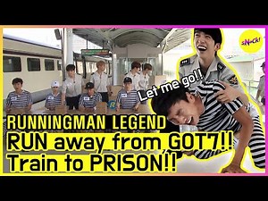 [RUNNINGMAN THE LEGEND] Prison Break, the guards are GOT7!? (ENG SUB)