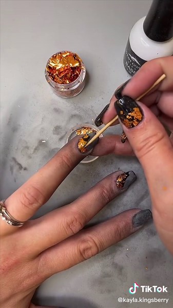 DIY Nail Art Foil Application Tutorial by Kayla Kingsberry