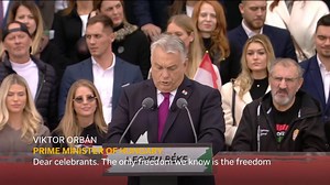 Two events led by opposing political leaders in Hungary each draw in thousands of supporters