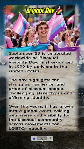 Why Bi Visibility Day Matters