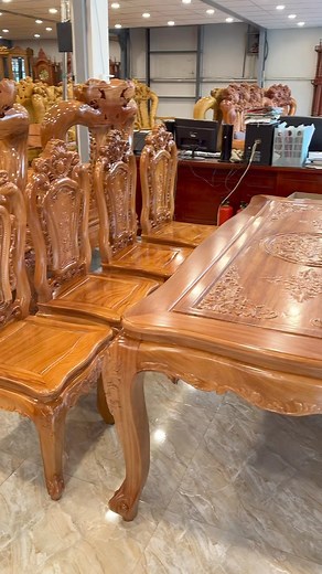 1.4K views · 14 reactions |  Bàn Giao bộ ghế lu uyt hoàng gia gỗ gõ...