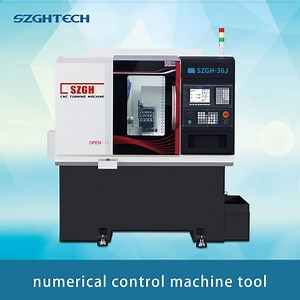 [Hot Item] Mini CNC Lathe Machine Automatic Mini Slant Bed Lathe with Medium Duty Machining Capacity