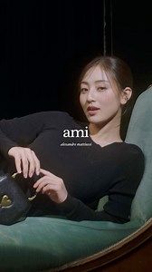 Jihyo 🤍 Discover the collection: https://bit.ly/4dWZhc8 #AmiParis #AmiFW24 #Jihyo | AMI PARIS