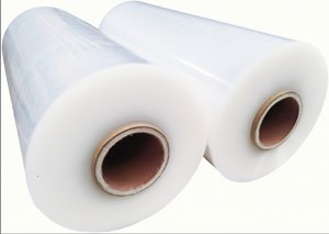 [Hot Item] Superior Quality 80GSM Semi Gloss Self Adhesive Stretch Film in Jumbo Rolls
