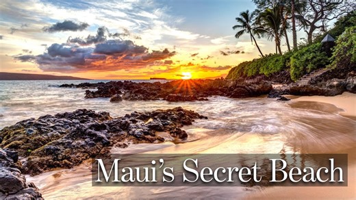 Is this MAUI Beach a SECRET ¿¿¿ Walking Tour of Secret COVE Beach in Makena HAWAII
