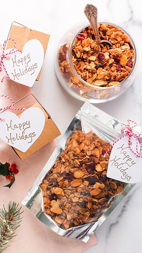 There’s granola, and then there’s Homemade Almond Granola. I’ve been making this Almond Granola recipe for years now and it has become one of the most anticipated homemade Holiday Gifts! Everyone who has tasted this almond granola studded with dried fruits has asked for the recipe. Hope you enjoy it as much as we do ❤️❤️⁠ ⁠ The full recipe is in the link in bio or Google “ministryofcurry granola”⁠ ⁠ #holidayrecipes #homemadegifts #foodgifts #granola #almonds #easyrecipe | Ministry of Curry