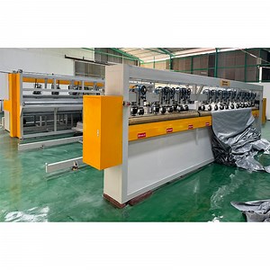 [Hot Item] Full Automatic PE PVC Tarpaulin Making Sealing Eyelet Adding Tent Canvas Cutting Machine